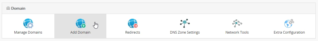 Přidat doménu panou webuzo