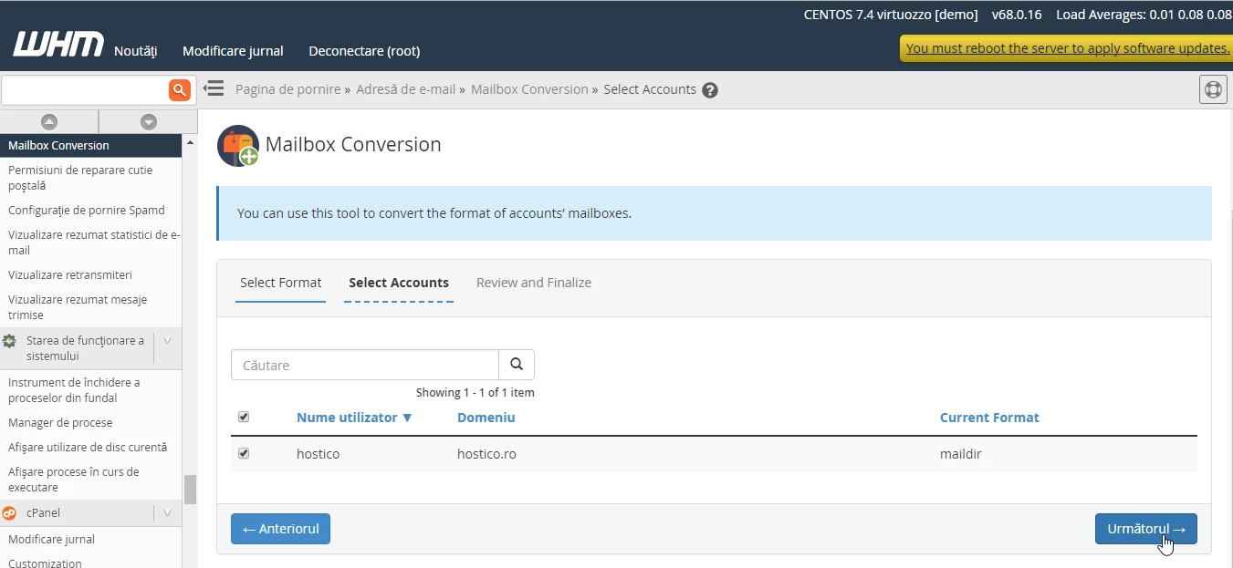 Conversie maildir to mdbox