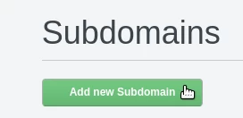 Subdomeniu , isp , alias
