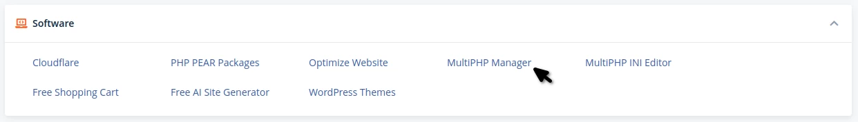MultiPHP Manager WHM